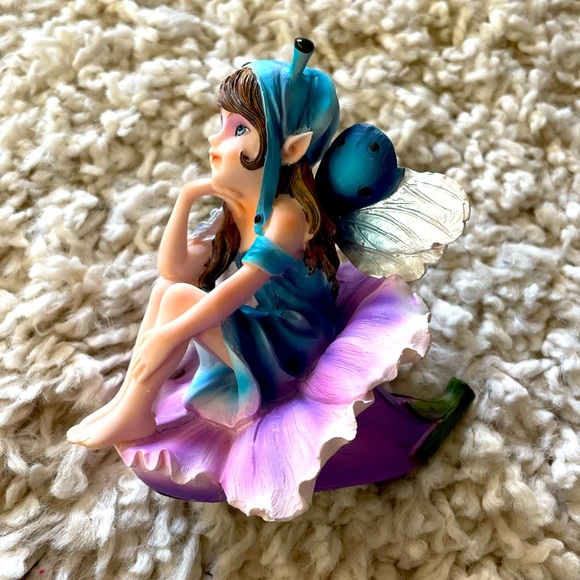 ♥️3/$15 Baby Fairy on Lily Pad Figurine New - Picture 10 of 10